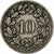 Suisse, 10 Rappen, Libertas, 1879, Bern, Cupro-nickel, TB, KM:27