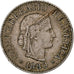 Svizzera, 10 Rappen, Libertas, 1880, Bern, Rame-nichel, MB, KM:27