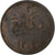 INDIA - BRITANNICA, 2 Kepings, 1804 / AH 1219, Rame, MB+, KM:264