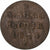 INDIAS ORIENTALES HOLANDESAS, William I, 1/2 Stuiver, 1824, Utrecht, Cobre, BC+