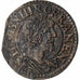 Francja, Louis XIII, Double Tournois, 1638, Tours, Miedź, VF(30-35), Gadoury:11