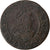 Francja, Louis XIII, Double Tournois, 1634, Tours, Miedź, VF(20-25), Gadoury:9a