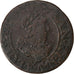 Francja, Louis XIII, Double Tournois, 1634, Tours, Miedź, VF(20-25), Gadoury:9a