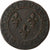 Francja, Louis XIII, Double Tournois, 1634, Tours, Miedź, VF(20-25), Gadoury:9a