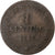 Cantons Suisses, GENEVA, 1 Centime, 1847, Bern, Cuivre, TB+, KM:132