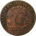 Frankreich, betaalpenning, Île-de-France, Cardinal Mazarin, 1651, Kupfer, SS