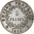 França, Napoleon I, 5 Francs, 1812, Lyon, Prata, VF(30-35), Gadoury:584