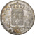 Francia, Louis XVIII, 5 Francs, 1824, Paris, Plata, MBC, Gadoury:614