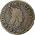 Francia, Louis XIV, Liard, 1656, Caen, Cobre, BC+, Gadoury:80