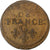 Francia, Louis XIV, Liard, 1657, Lusignan, Cobre, BC+, Gadoury:80