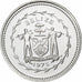 Belize, 10 Cents, 1975, Franklin Mint, Proof, Srebro, MS(65-70), KM:48a