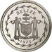 Belize, 5 Dollars, 1975, Franklin Mint, PP, Kupfer-Nickel, STGL, KM:44