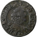 France, François de Bourbon-Conti, Double Tournois, 1605-1614, Sedan, Cuivre