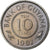 Guiana, 10 Cents, 1991, Llantrisant, Cobre-níquel, MS(63)