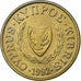 Cyprus, Cent, 1992, Llantrisant, Nickel-brass, MS(63)