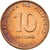 Philippines, 10 Sentimos, 1997, Quezon City, Copper Plated Steel, MS(63)