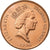 Isole Salomone, Elizabeth II, 2 Cents, 1996, Acciaio placcato in bronzo, SPL