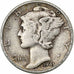 USA, Mercury Dime, 1943, Philadelphia, Srebro, VF(20-25)