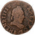 France, Henri III, Double Tournois, 1588, Rouen, Copper, VF(20-25)