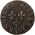 Francia, Louis XIII, Double Tournois, 1628, Paris, Rame, MB+