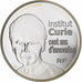 Francia, 10 Euro, Institut Curie, Prueba, 2009, Pessac, Plata, FDC