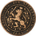 Niederlande, William III, Cent, 1883, Utrecht, Kupfer, S