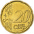 Latvia, 20 Centimes, 2014, Nordic gold, MS(63)