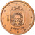 Latvia, 2 Centimes, 2014, Copper Plated Steel, MS(63)