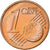 Latvia, 1 Centime, 2014, Copper Plated Steel, MS(63)