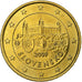 Slovakia, 50 Centimes, 2009, Kremnica, Nordic gold, MS(63)