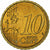 Slovakia, 10 Centimes, 2009, Kremnica, Nordic gold, MS(63)