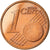 Cyprus, 1 Centime, 2008, Copper Plated Steel, MS(63)