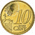 Cyprus, 10 Centimes, 2008, Nordic gold, MS(63)