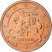 Lithouwen, 5 Centimes, 2015, Vilnius, Copper Plated Steel, UNC-