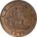 Spain, Provisional Government, Centimo, 1870, Madrid, Bronze, AU(50-53)