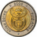 África do Sul, 5 Rand, 2008, Bimetálico, AU(55-58)