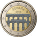 Espanha, 2 Euro, Aqueduct of Segovia, Iridescent, 2016, Madrid, Bimetálico