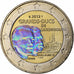 Luxembourg, 2 Euro, Guillaume IV, Iridescent, 2012, Utrecht, Bi-Metallic, MS(63)