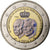 Luxembourg, 2 Euro, 50th Anniversary - Accession of Grand-Duc Jean, Iridescent