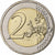 Luxembourg, 2 Euro, 50th Anniversary - Accession of Grand-Duc Jean, Iridescent