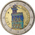 San Marino, 2 Euro, Iridescent, 2013, Rome, Bi-Metallic, UNC-