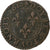 Francja, Henri IV, Double Tournois, 1610, Nantes, Miedź, VF(20-25)