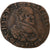 TERYTORIA FRANCUSKIE, Artois, Philippe IV, Liard, 1639, Arras, Miedź, VF(20-25)