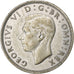 Grã-Bretanha, George VI, 1/2 Crown, 1942, British Royal Mint, Prata, EF(40-45)