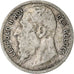 Belgio, Leopold II, Franc, 1904, Brussels, Argento, MB