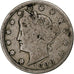 Verenigde Staten, 5 Cents, Liberty, 1896, Philadelphia, Nickel, ZG+