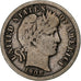 United States, Dime, Barber, 1908, Denver, Silver, VF(20-25)