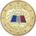 Francja, 2 Euro, Traité de Rome, Colorized, 2007, Pessac, Bimetaliczny, MS(63)