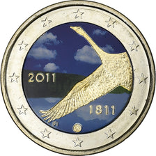 Finlandia, 2 Euro, Finland National Bank, Colorized, 2011, Vantaa, Bimetaliczny