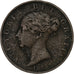 Grande-Bretagne, Victoria, Half Penny, 1855, Londres, Cuivre, TB